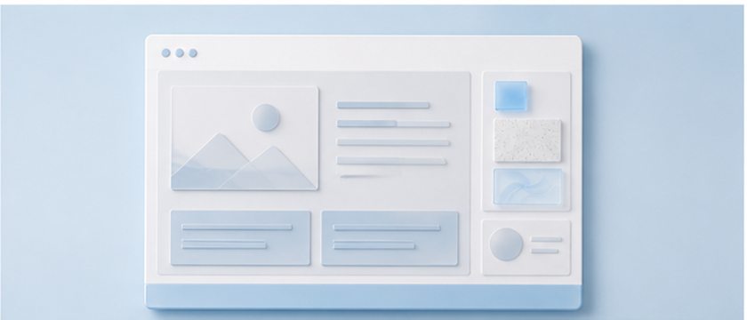 Visual example for Internal page