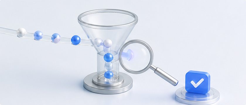 Visual example for Conversion audit
