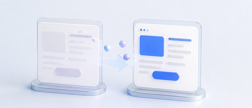 Visual example for Key page redesign