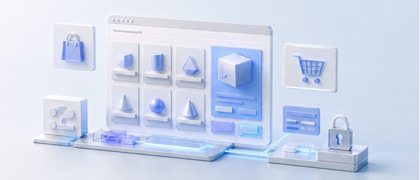 Visual example for E-commerce website